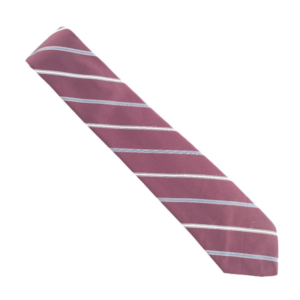 Etienne Aigner Men Necktie Striped Red Multi Size 55x3 - NWOT